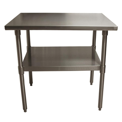 BK Resources CVT-3030 30"W x 30"D 16 Gauge Stainless Steel Work Table