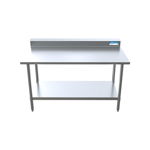 BK Resources CVTR5-6030 60"W x 30"D 16 Gauge Stainless Steel Work Table w/ 5" Riser