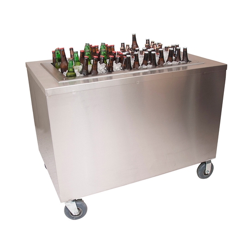 BK Resources PBC-3060 60"W x 30"D Portable Stainless Steel Beverage Center