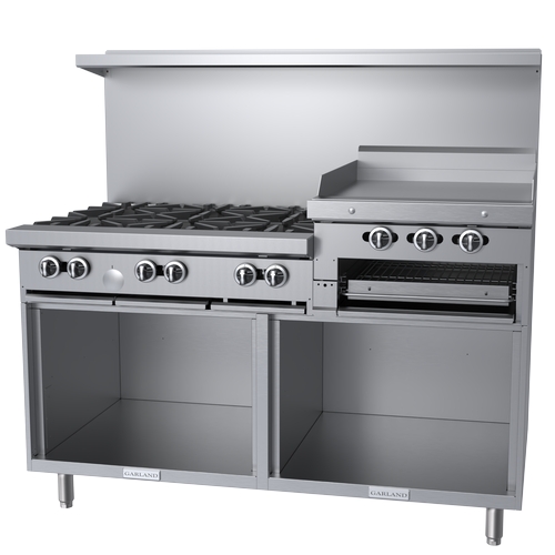 Garland G60-6R24SS G Starfire Pro Series Restaurant Gas Range 60"