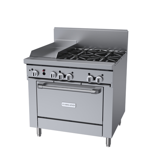 Garland GF36-4G12R GF Starfire Pro Series Restaurant Gas Range 36"