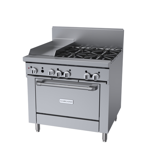 Garland GFE36-4G12R GFE Starfire Pro Series Restaurant Gas Range 36"