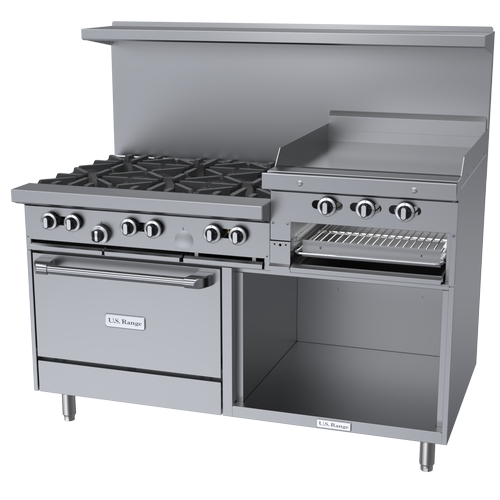 Garland U60-6R24RS U Series Restaurant Gas Range 60"