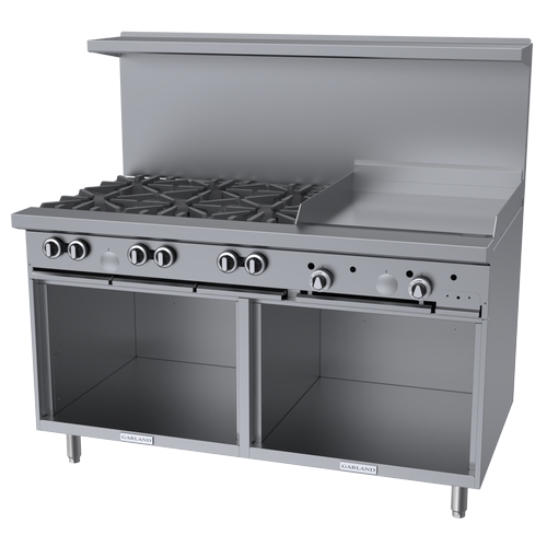 Garland G60-6G24SS G Starfire Pro Series Gas Restaurant Range 60"