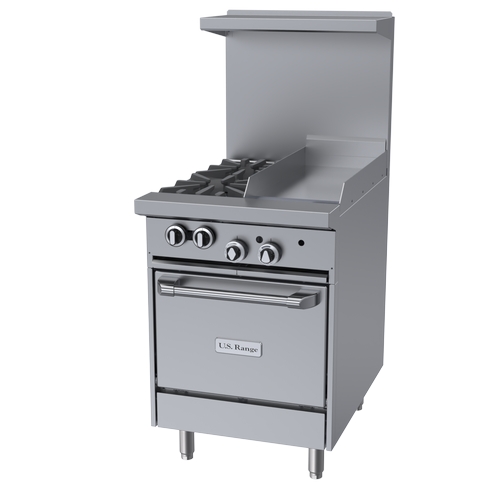 Garland U24-2G12L U Series Restaurant Gas Range 24"