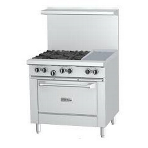 Garland U36-4G12R U Series Restaurant Gas Range 36"