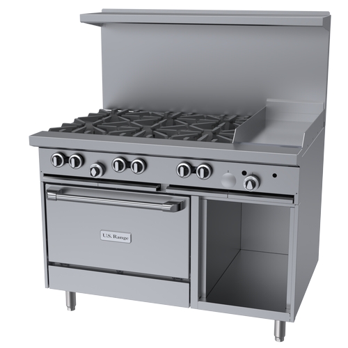 Garland U48-6G12RS U Series Restaurant Gas Range 48"