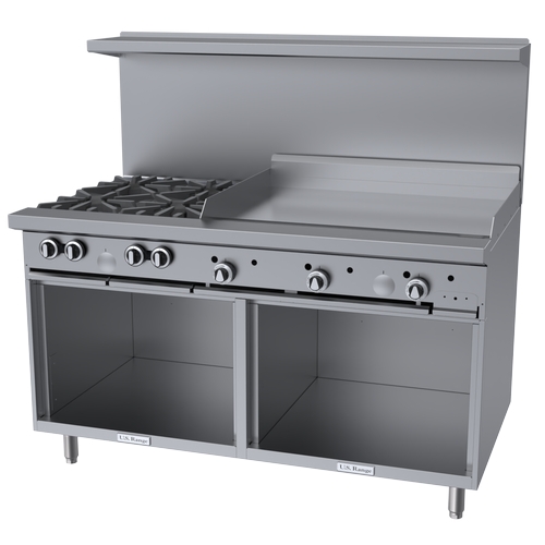 Garland U60-4G36SS U Series Restaurant Gas Range 60"