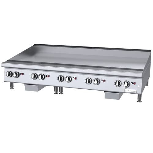 Garland UTGG60-GT60M Heavy Duty Thermostatic Countertop Gas Griddle - 60"
