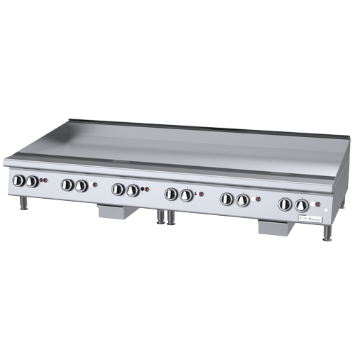 Garland UTGG72-GT72M Heavy Duty Thermostatic Countertop Gas Griddle - 71"