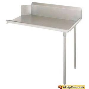 BK Resources BKCDT-26 Commercial Stainless Right Side Clean 26" Dish Table