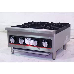Vollrath 40737 - On Clearance - Cayenne 24" Manual 4 Burner Hot Plate Range Natural Gas