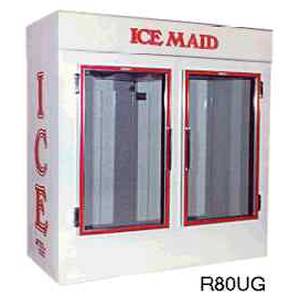 Roesch, Inc R80CWUG Ice Maid 75 Cu.Ft Glass Door Upright Ice Bag Merchandiser