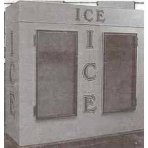 Roesch, Inc R100CWUG Glass Door Ice Bag Freezer Merchandiser Ice Maid 100 Cu.Ft