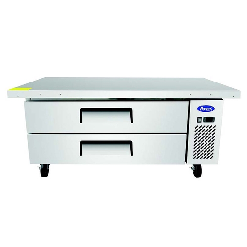 Atosa MGF8452GR 60" Single Section Extended Top Stainless Steel Chef Base