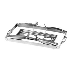 Thunder Group SLRCF114 Stainless Steel Chafer Frame and Fuel Plate for SLRCF005