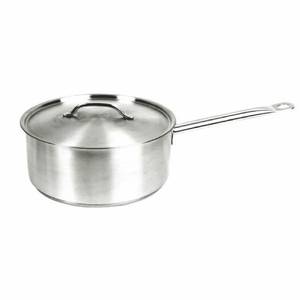 Thunder Group SLSSP035 3-1/2 Qt Stainless Steel Induction Sauce Pan