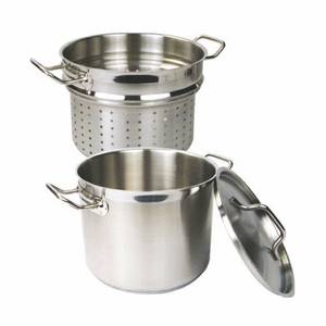 Thunder Group SLSPC012 12 Qt Stainless Steel Induction Pasta Cooker