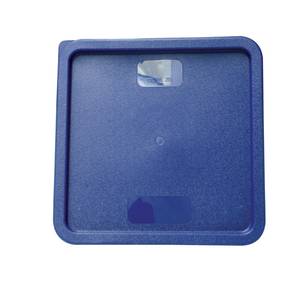 Thunder Group PLSFT121822C Blue Snap-on Square Food Storage Container Lid