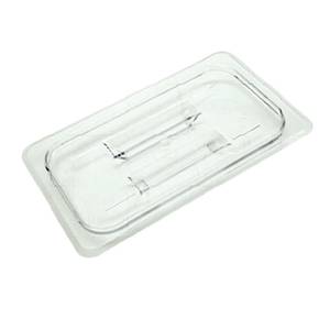 Thunder Group PLPA7130C 1/3 Size Clear Polycarbonate Solid Food Pan Lid