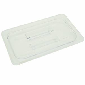 Thunder Group PLPA7140C 1/4 Size Clear Polycarbonate Solid Food Pan Lid