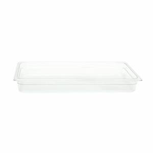 Thunder Group PLPA8002 Full Size Clear Polycarbonate Food Pan 2-1/2" Depth