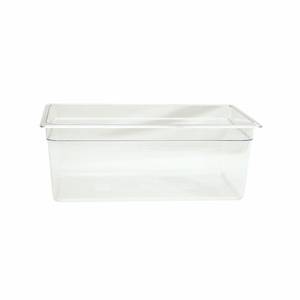 Thunder Group PLPA8008 Full Size Clear Polycarbonate Food Pan 8" Depth