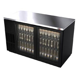 Fagor Refrigeration FBB-59G-N 60" Stainless Steel Refrigerated Bar Cooler With Epoxy Rails