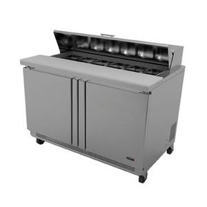 Fagor Refrigeration FST-48-12-N 48" Sandwich/Salad Prep Table With Removable Cutting Board
