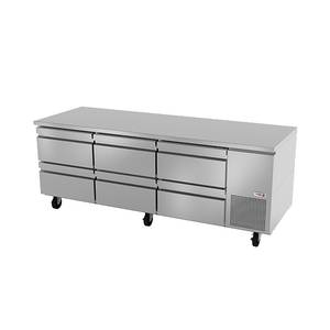 Fagor Refrigeration SUR-93-D6 93" Stainless Steel Undercounter Refrigerator With 6 Drawers