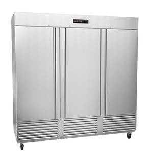 Fagor Refrigeration QVR-3-N 84" Stainless Steel Three Section Reach-In Refrigerator