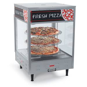 Nemco 6450 Rotating Pizza Merchandiser w/ Three 12in Racks