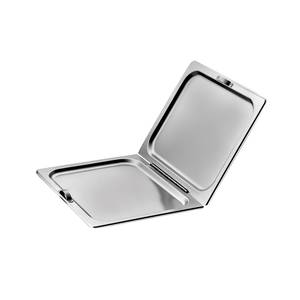 Winco C-HFC1 Full Size Stainless Steel Hinged Steam Table Pan Cover