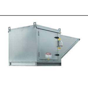 Captive-Aire Systems, Inc. A1G10D-1HP 1HP EMC Motor Rooftop Filtered Make-Up Air Fan 10" Blower