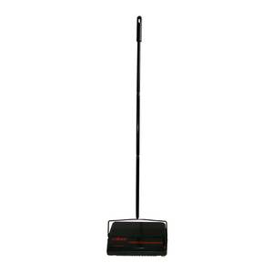 Winco FSW-11 Black Carpet Sweeper w/ 42in Handle