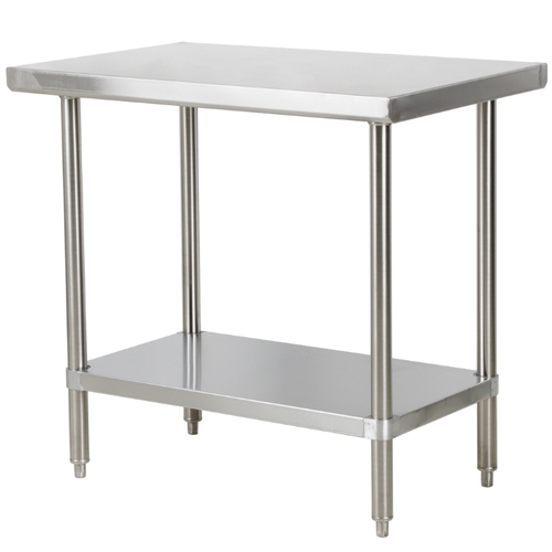Falcon Food Service WT-3030 30" x 30" Stainless Steel 18 Gauge Worktable