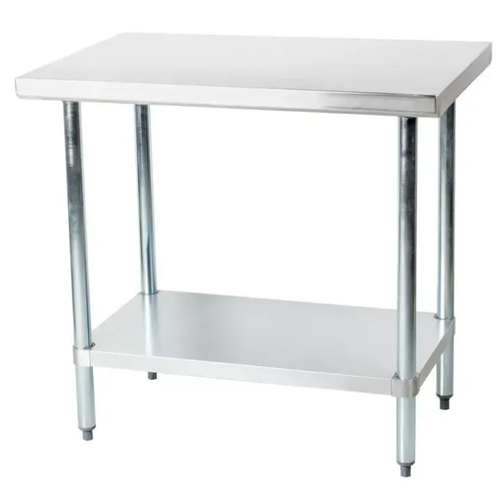 Falcon Food Service WT-3036 30" x 36" Stainless Steel 18 Gauge Worktable