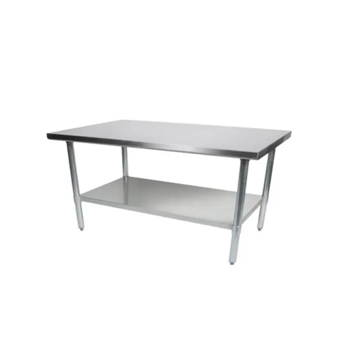 Falcon Food Service WT-3048 30" x 48" Stainless Steel 18 Gauge Worktable