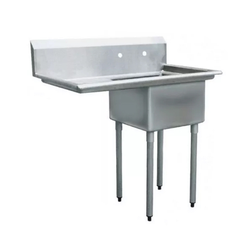 Falcon Food Service E1C-18X18-L-18 18" x 18" Stainless Steel 1 Compartment Sink