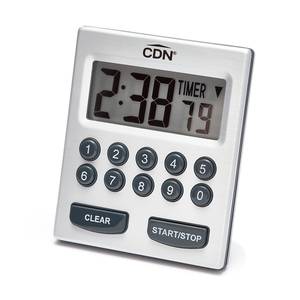 CDN TM30 Stainless Steel Direct Entry Double Alarm Timer