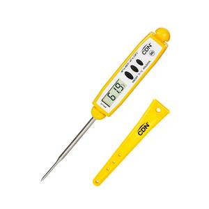 CDN DTT450 ProAccurate Thin Tip Yellow Thermometer w/ 6 Second Response