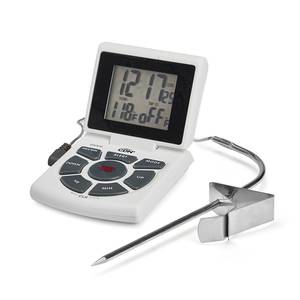 CDN DTTC-W Stainless Steel Combo Probe Thermometer with Timer & Clock