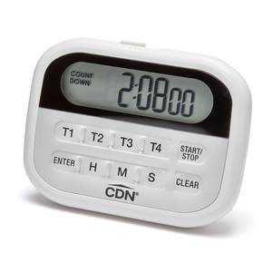 CDN PT2 Programmable Digital Timer and Clock w/ Pocket Clip