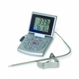 CDN DTTC-S-SP Digital Probe Thermometers Combo Timer and Clock