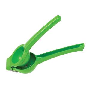 Winco LS-8G 8" Long Green Enamel Coated Lime Squeezer