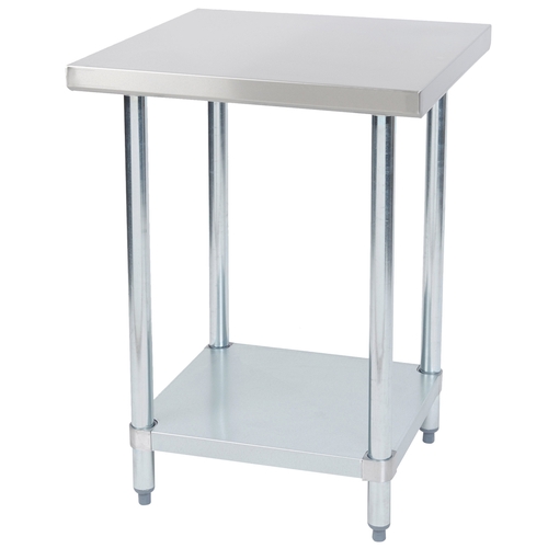 Falcon Food Service WT-2424 24" x 24" Stainless Steel 18 Gauge Worktable