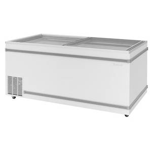 Turbo Air TFS-25F-N 69" Flat Top Chest Style Top 25.2 Cu. Ft Open Island Freezer