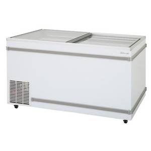 Turbo Air TFS-20F-N 57-3/8" Flat Top Chest Style Top Open Island Freezer