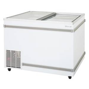 Turbo Air TFS-11F-N 13.77 Cu. Ft Flat Top Chest Style Top Open Island Freezer
