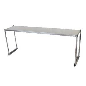 Turbo Air TSOS-P6 68" Stainless Steel Single Overshelf for Pizza Prep Table